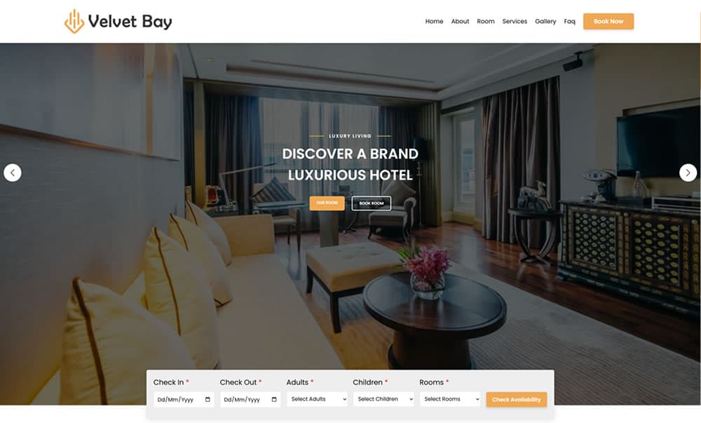 Velvet Bay - Hotel Booking